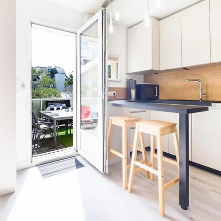 Duplex & Jardin Marche *